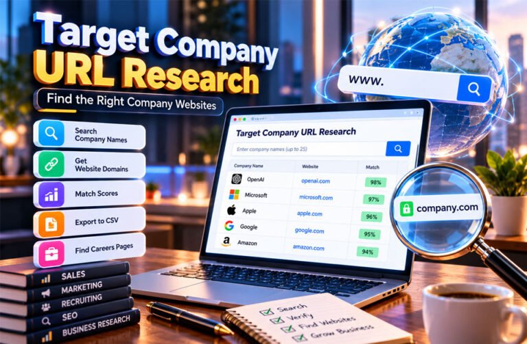 Target Company URL Research Review: Features, Benefits, and Limitations