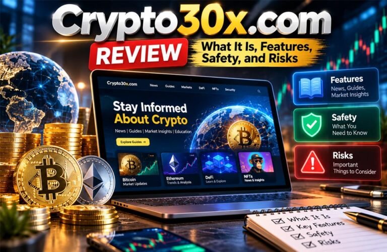 Crypto30x.com Review: What It Is, Features, Safety, and Risks