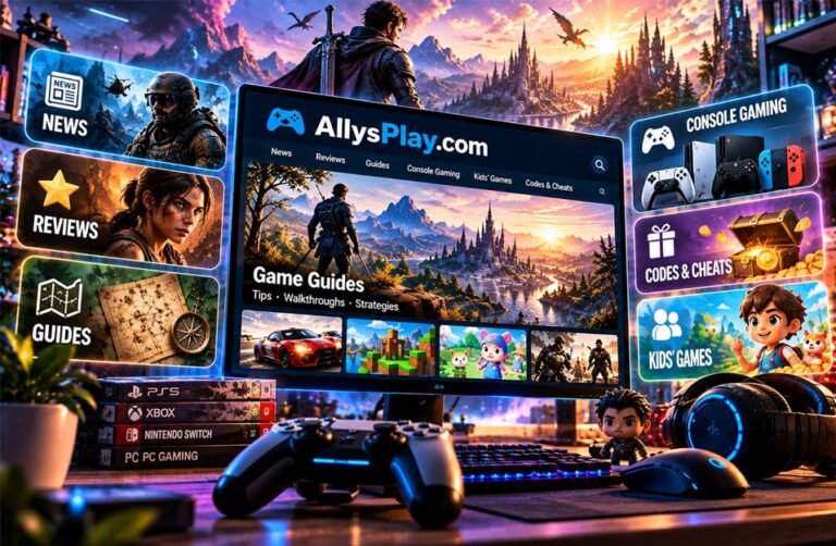 What Is AllysPlay.com? Gaming Guides, Reviews, News, and Features