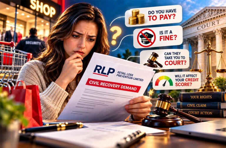 RLP Letter Guide: Civil Recovery, Court Action, and Your Rights RLP Letter Guide: Civil Recovery, Court Action, and Your Rights