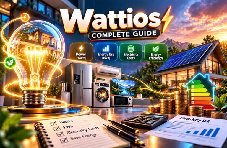Wattios Complete Guide: Meaning, Power, Energy, and Electricity Costs